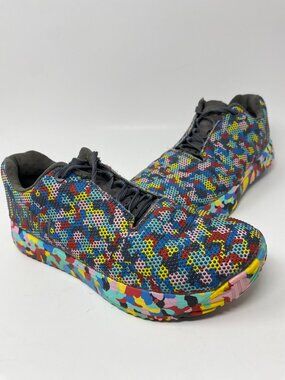 NOBULL Wild Impact Shoes Sneakers Womens 9.5 Mens 8 Pixel Trainer Sneakers